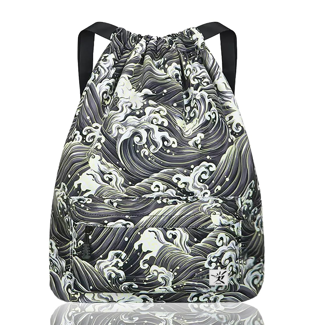 Photo 1 of Risefit Waterproof Drawstring Bag, Drawstring Backpack, Gym Bag Sackpack Sports Backpack for Women
