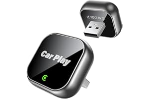 QTHN Wireless CarPlay Adapter - Mini Edition, Convert Wired to Wireless for Factory Wired CarPlay Vehicles, Apple CarPlay Don