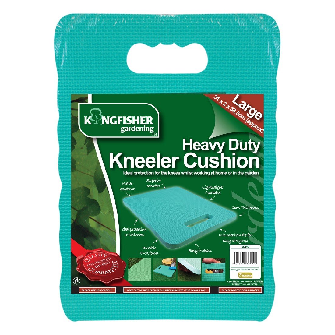 Kingfisher - Large Heavy Duty Kneeler Cushion 31 x 2 x 38.5cm