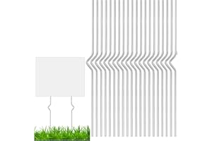 40 Pack Heavy Duty Metal Yard Sign Stakes, 17 '' Corrugated Plastic Sign Stakes 17'' Stainless Steel Metal Stake Holder for C