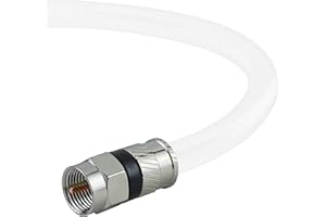 Mediabridge Coaxial Patch Cable (15 ft) Triple-Shielded, in-Wall Rated RG6 Cable with Compression Connectors