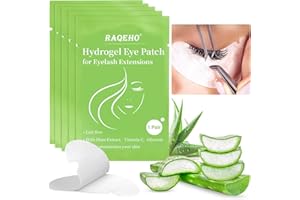 RAQEHO 50 Eye Pads Lash Extensions - Under Eye Patches Hydrogel Eyepads for Lash Extensions Lash Eyepads Bulk Parches Para Pe