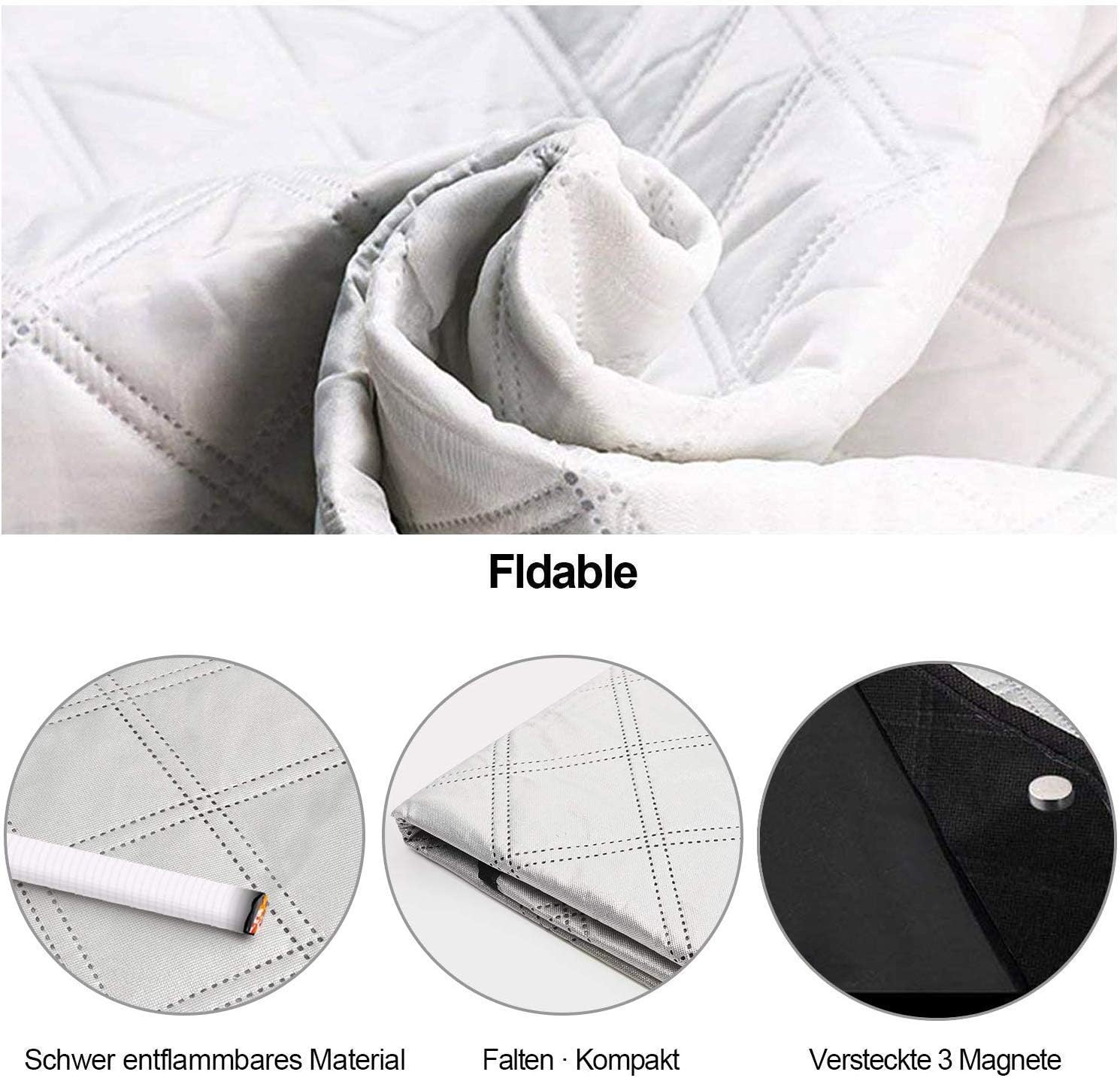 Amazon Co Jp フロントガラス凍結防止シート よけフロントカバー 車フロントガラスカバー 凍結防止 雪 氷 霜よけ 落葉対策内臓磁石3枚強力付着 ホーム キッチン