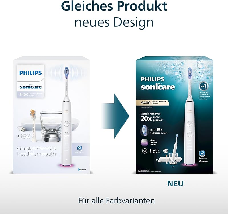 Sonicare DiamondClean Smart 9400 elektrische Zahnbürste