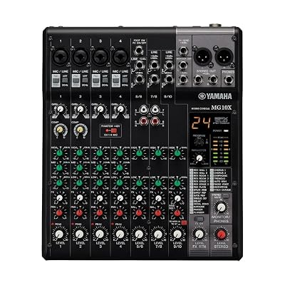 Yamaha Mixer-Unpowered, Multicolored, 10-Input (MG10X CV)