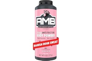 Anti Monkey Butt Body Powder for Women - Talc-Free Sweat & Chafing Relief with Calamine - Hypoallergenic Formula - 8 oz