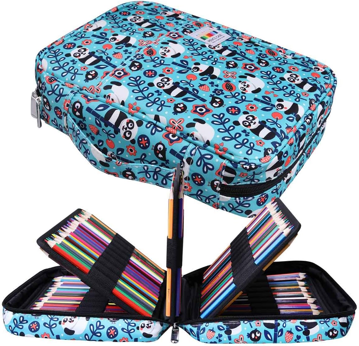 Holds 220 Coloured Pencil Case Holder,JAKAGO Large Capacity Pen Holder