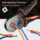 Preciva Ferrule Crimping Tool Kit 0.08-16mm² 28-5 AWG Self-Adjust Ratchet view 2