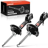 A-Premium Rear Bare Struts W/o Coil Spring, Set of 2 Compatible with Subaru | for Subaru Impreza 2004 2005 2006 2007 Sedan - 2x Replacement Suspension Complete Strut