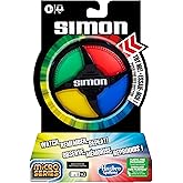 Simon Micro Series Electronic Game for 1 or More Players, Classic Simon Gameplay in a Compact Size, Fun Party Game for Kids A