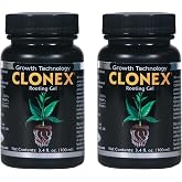 Clonex Rooting Gel High-Performance Rooting Compound - 100ml (2 Pack) | For Plant Cuttings, Contains IBA, Promotes Root Initiation &amp; Development