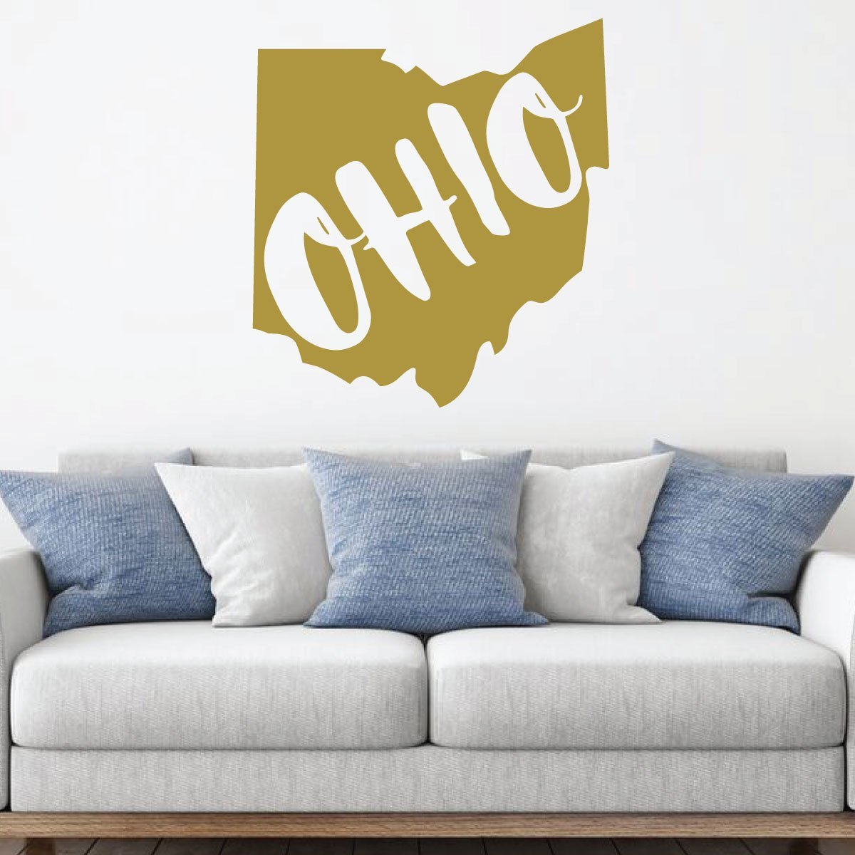 Amazon Com Ohio Wall Decal State Silhouette Vinyl Art For Home