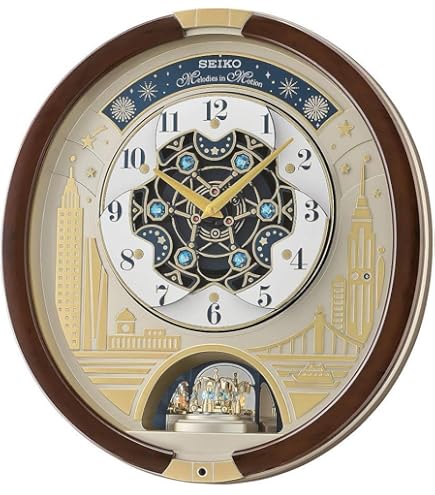 Amazon.com: SEIKO Melodies in Motion Wall Clock, Starry Night