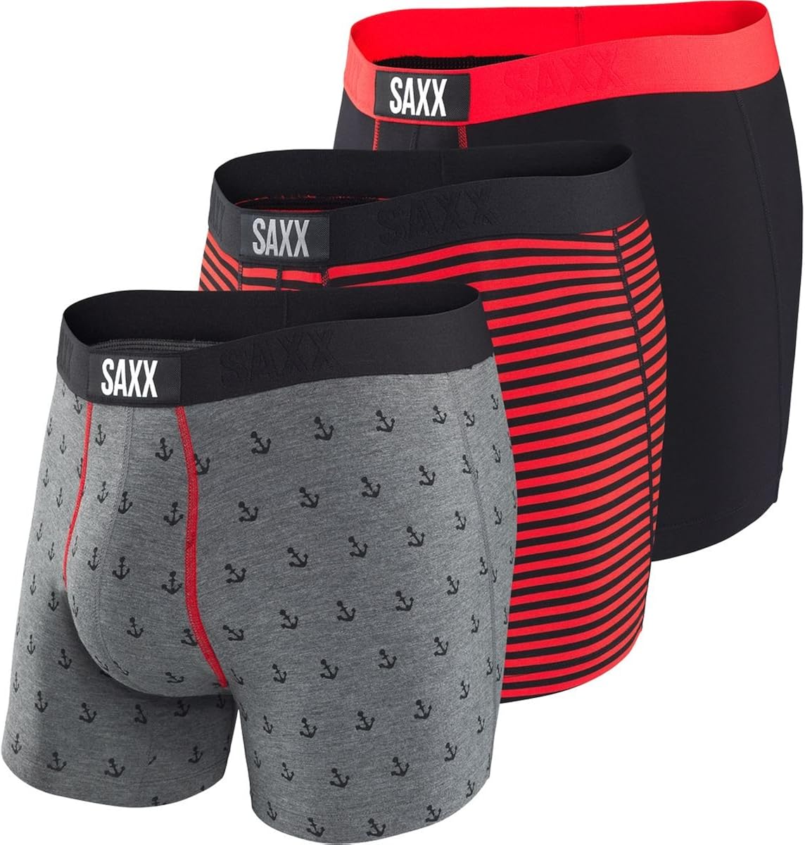 Saxx Underwear Vibe Boxer Brief 3Pack at Amazon Men’s Clothing store