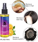 EONFAVE Tape Remover for Hair Extensions 118ml Transparent Yellow view 4