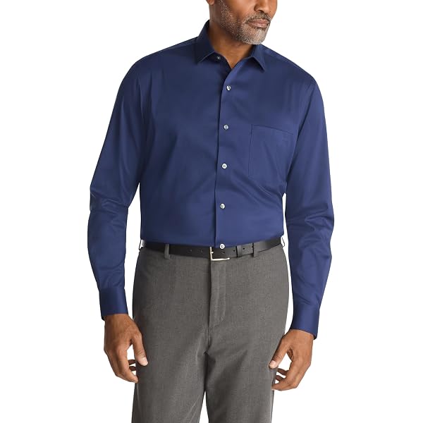 slim fit dress slacks Van Heusen Van Heusen Regular Fit Ultra Wrinkle Free Stretch FLEX Solid main image 1