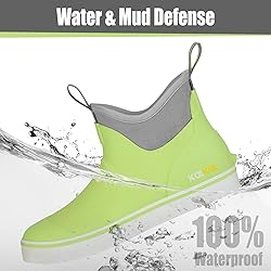 Kalkal Women's Deck Boots, Waterproof Ankle Rain