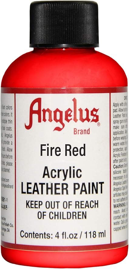red leather paint