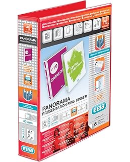 Banner Soft Cover A4 Black Display Book With 40 Pockets Display