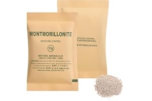 17 Gram 20 Pack Kraft Clay Silica Gel Desiccant Packs Bentonite Clay Packets Alternative Military Food Grade Moisture Absorbe