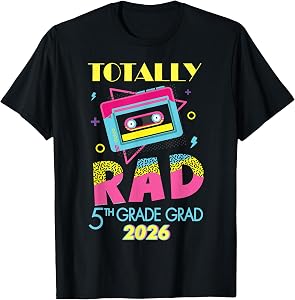 Fifth 5th Grade Grad 2026 Elementary School Graduate T-Shirt