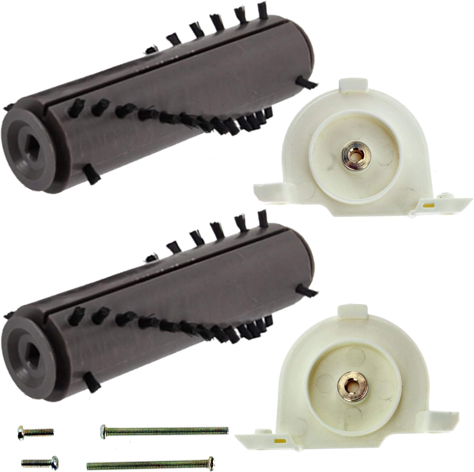 SPARES2GO Complete Brushroll + End Caps Kit Compatible with GTech AirRam DM001 AR02 AR01 AR03 AR05 Cordless Vacuum Cleaner