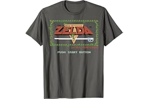 THE LEGEND OF ZELDA Nintendo Legend of Zelda Classic NES Title Screen T-Shirt