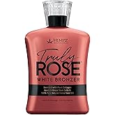 HEMPZ Truly Rose White Bronzer - Herbal Moisturizing Self Tanning Lotion for Tanning Beds, Beach, Sun 13.5 Fl OZ