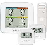 01096M Temperature & Humidity Station with 3 Indoor/Outdoor Sensors