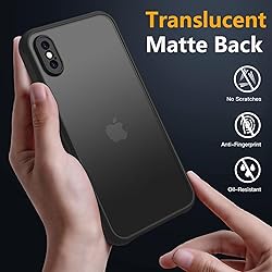 EUMADOVE for iPhone Xs Max Case Translucent Matte