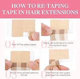 GOO GOO Tape in Hair Extensions 22in 50g 20pcs Real Remy Balayage Ash to view 3