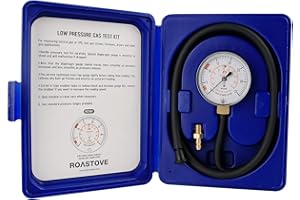 Roastove Natural Gas or LP Gas Manifold Pressure Test Kit, LP Gas Pressure Tester, Natural Gas Meter, 0-35" W.C