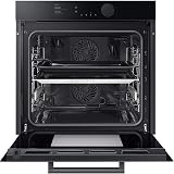 Samsung Dual Cook Steam Electric Oven - Black, Pyrolytic Cleaning, Wi-Fi view 2