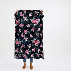 Vera Bradley Women's Packable Fleece Blanket, Rose