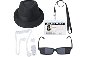 Yewong Kids Detective Costume Set - Spy Gear - Secret Agent Outfit Role Play - Costume Science Educational Toys