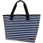 Yuzerfortalbe Large Cooler Bag Insulated Blue 30can 18L,Leakproof Soft Coolers Insulated Tote Bag, Reusable Grocery Bag ,Lunch Box Lunch Bag for Picnic Beach Camping.…