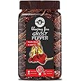 Ghost Pepper Chili Whole (Bhut Jolokia Chili/Ghost Pepper Pod) – 2.5 oz/71 gm, 100% Pure, Smoked, Hottest & Spicy Chili of the world, Add Unique, Delicious, and Smoky Flavour to Your Favourite Dishes