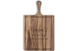 PLUJOYS Christmas Gifts for Grandma,Gifts for Nana Mimi Gigi,Nana Gifts,Unique Grandma Gifts,Cutting Board,Grandma Gifts from Grandkids Granddaughter,New Home Gifts for Grandma