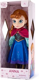 Disney Store Anna Doll Once Upon a Story 40.5cm with Hair Brush Disney Princess
