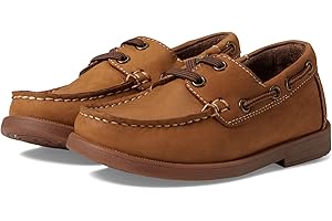 Florsheim Boys Croquet Jr Moc Toe Boat Shoe (Toddler/Little Kid/Big Kid) Boat Shoe