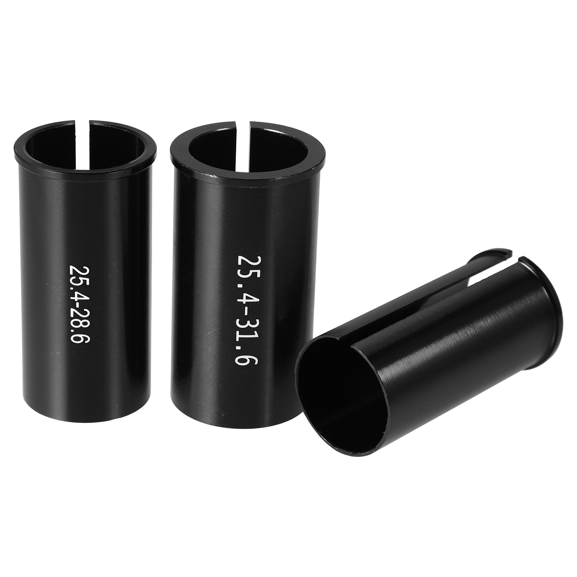 X AUTOHAUX 3 Pcs 25.4mm to 27.2mm 28.6mm 31.6mm Bicycle Seat Post Tube Adapter