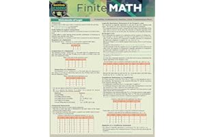Finite Mathematics: A Quickstudy Laminated Reference Guide