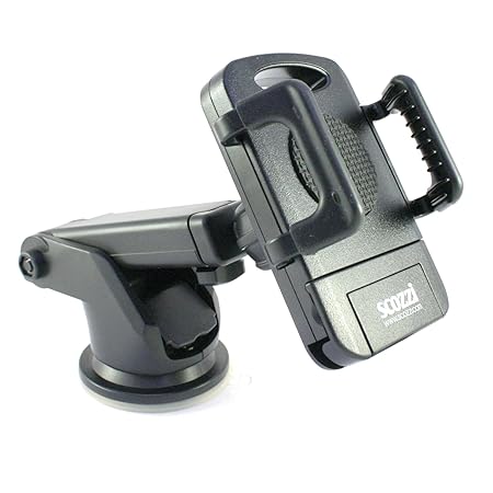 scozzi Armaturenbrett+Scheiben Halter für [Microsoft Lumia 1330 950 650 640 550 540 535 532 435 430 | XL LTE Dual SIM + mehr]
