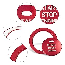 TOMALL Aluminum Engine Start Stop Push Button Cover