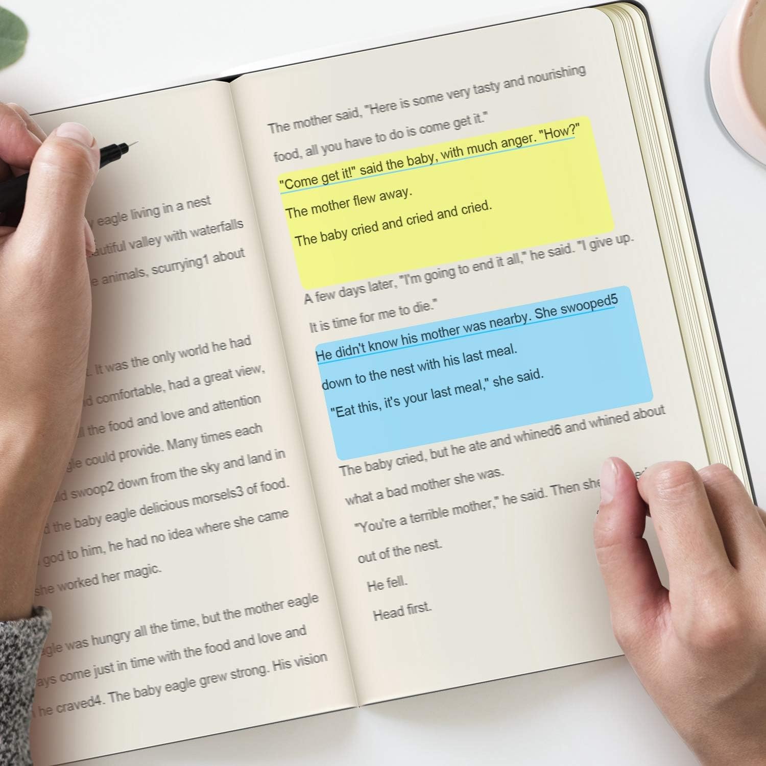 Guided Reading Highlight Strips Colored Overlay Reading Tracking Rulers Helps with Reduce Visual Stress (8 Pack) : Office Products