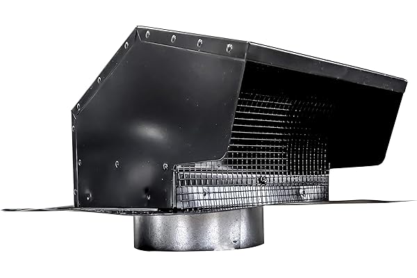 range hood vent through metal roof