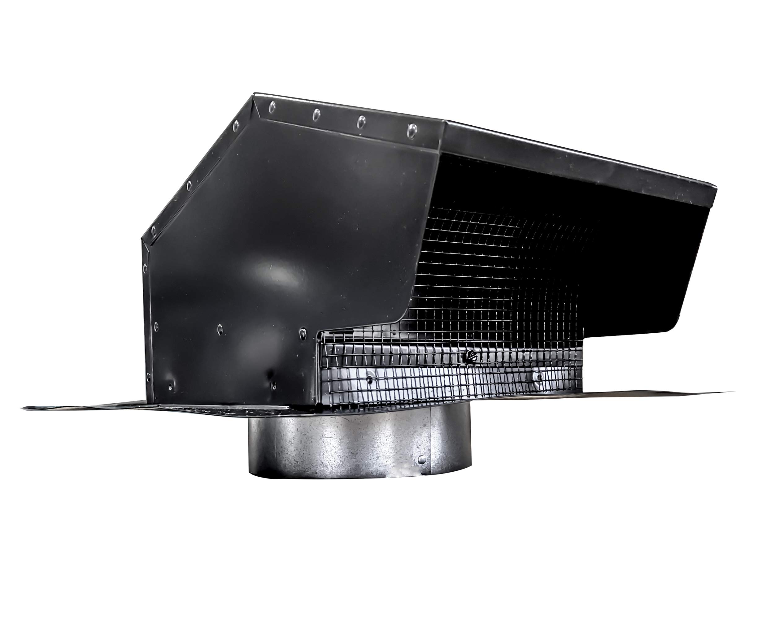 Builder's Best 012633 Galvanized Steel Roof Vent Cap With Damper