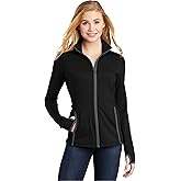 SPORT-TEK Women's Sport-Wick Stretch Contrast Full Zip Jacket