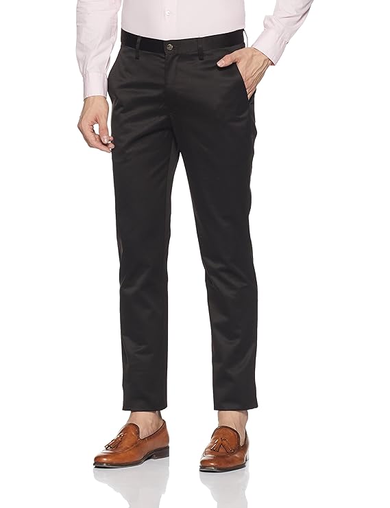 Buy Peter England Black Trousers at Amazon.in