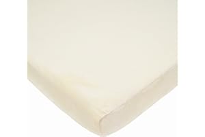 American Baby Company Heavenly Soft Chenille Fitted Pack N Play Playard Sheet 27" x 39", Warm and Cozy Chenille Pack and Play Sheet, Cream, for Boys and Girls, Fits Most Mini Crib Mattresses